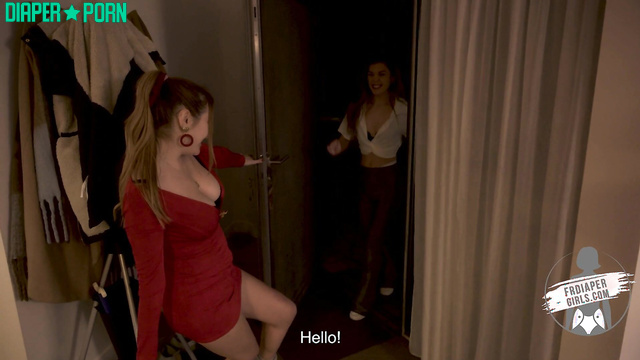 FRDiapergirls - The girls in diapers are having a party at their house tonight