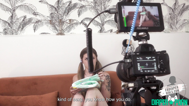 FRDiapergirls - Charlotte teaches her young friend lesbian fun in a diaper