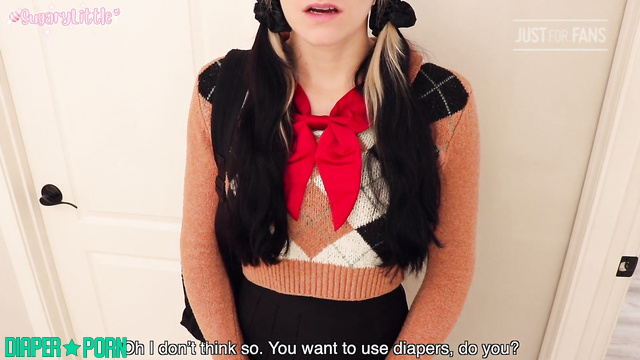 Sugary Little - The Adventures of a Slutty Schoolgirl in Diapers
