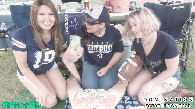 Domination For Your Own Good - Outdoor party diaper (pov)
