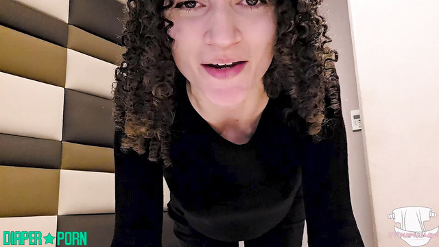 Diaper Slave Harley - Two dominatrixes change your dirty diaper (pov)