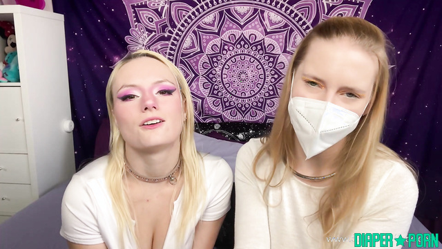 SashaAndBaby - Babysitting girls jerk off my dick before changing my diaper