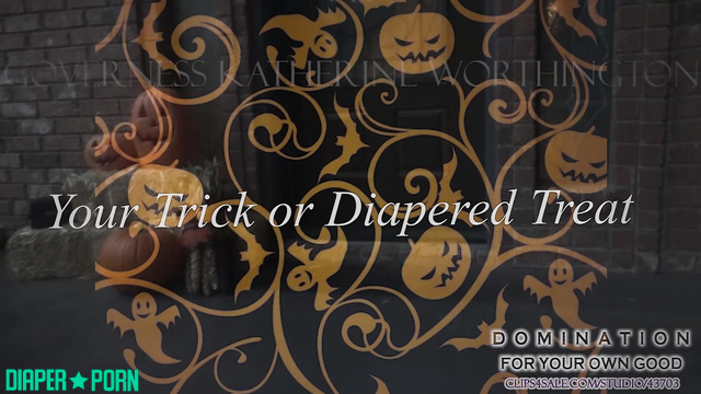 Domination For Your Own Good - Your Halloween treat in a diaper by sexy witches