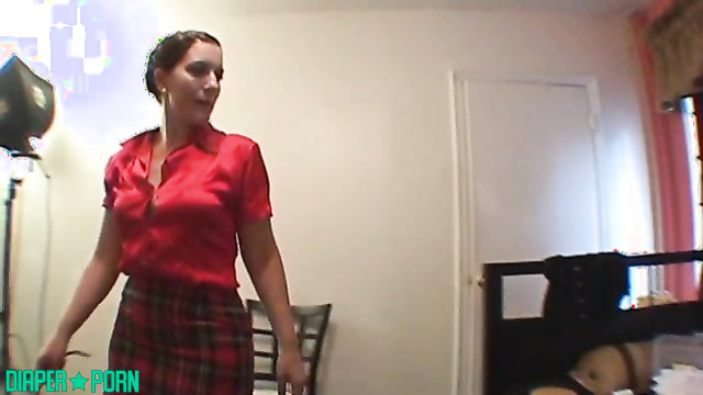 The Kelly Payne Collection - She spanked the stupid old fart for wet diapers