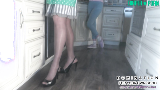 Domination For Your Own Good - Mommy will take care of your urination everywhere