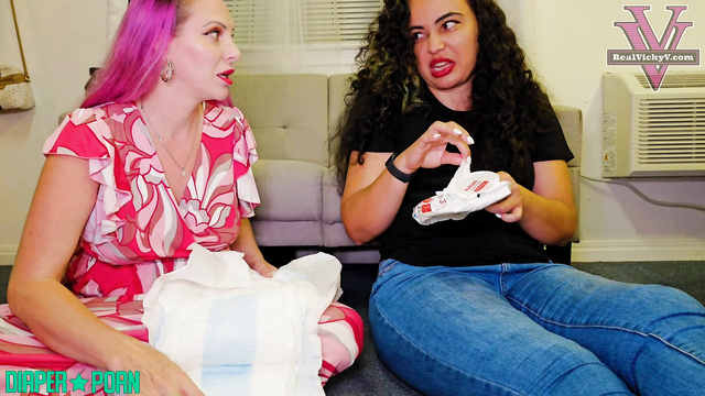 Spoiled Mean Dominant Stepmom's - Mommy and her bestie will change your diaper