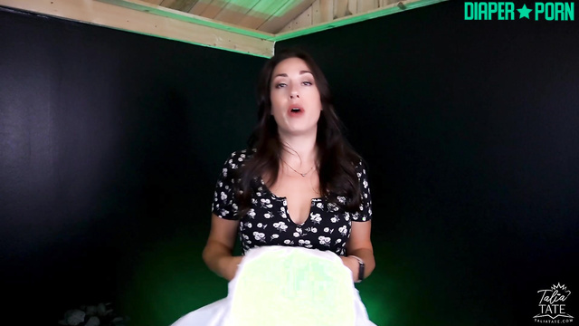 Yes Ms Talia - Hot brunette wants to dominate on you with a huge nappy