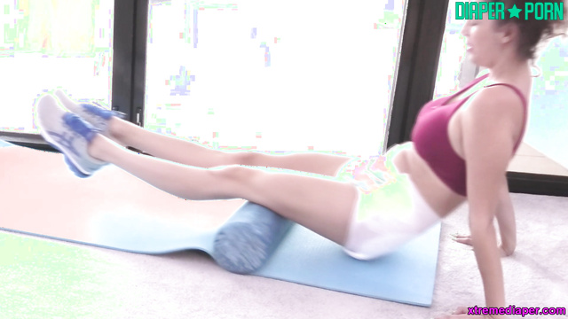 Adultbabies - Brunette woke up wanting to change her diaper