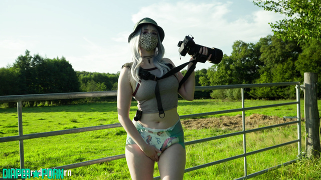 Diapered Unicorn - She always stocks up on diapers when she goes out into nature