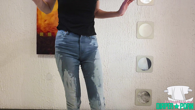 Diaper Slave Harley - Oops, new jeans and pampers were dirty (Harley)