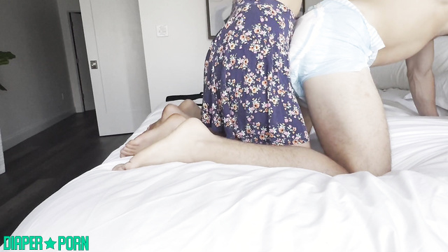 MommyandMax - She took off his diaper and inserted something into his ass