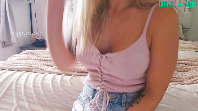 Mommyandbabybruce - Blonde wants to do it with your diaper