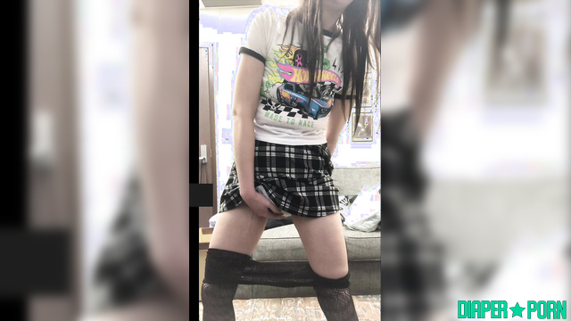 Littleprincessbug - Close call! Bug’s wet diaper almost slips in public
