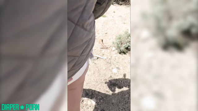 Littleprincessbug - A girl in a diaper on a river where an atmosphere of dominance reigns