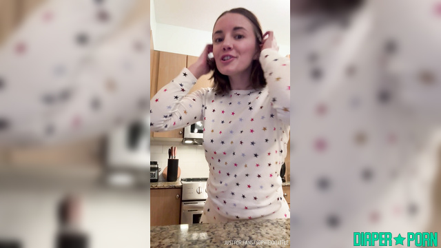 SophiexxLittle - The morning began with a trip to the kitchen and a diaper change