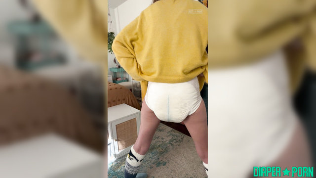 LolaAndThenSome - skinny bitch showed how her diaper gets wet