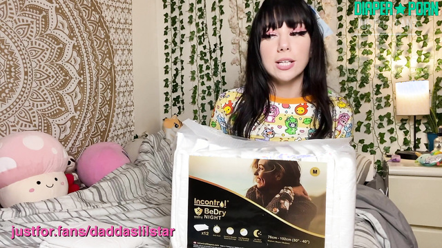 daddaslilstar - solo bedroom diaper putting (according to all the rules) Star
