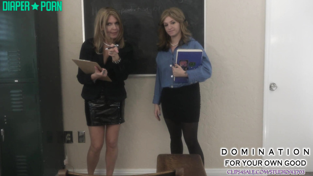 Domination For Your Own Good - Pampers facesitting at a girls' school