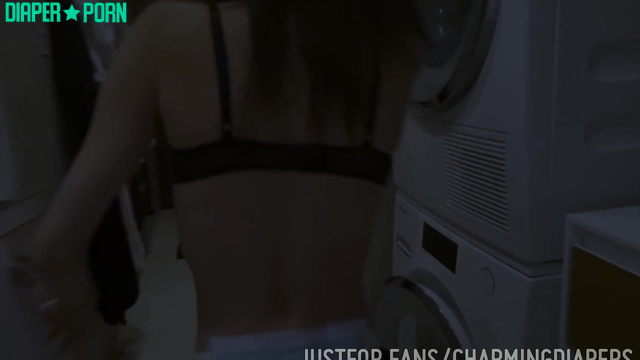 CharmingDiapers - Brunettes tag-team his cock for a massive finish