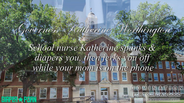 Domination For Your Own Good - School nurse Katherine made a handjob using her panties