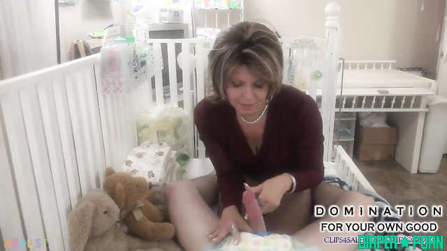 Domination For Your Own Good - Be a good boy and she'll change your diaper