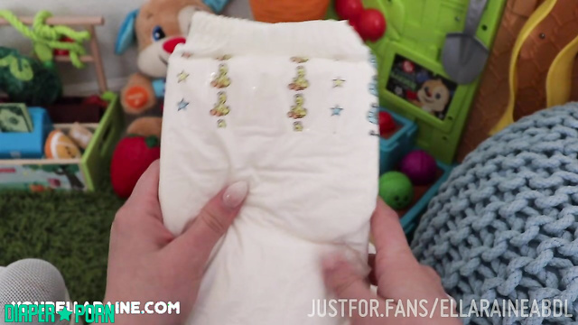 Ella Raine ABDL - Cute girl showed you her awesome collection