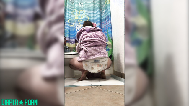 LittlePrincessBug - Stop, your diaper is wet / bathroom tape