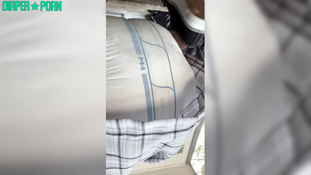 BabyPuffz - Enema will help her relax, outdoors tape